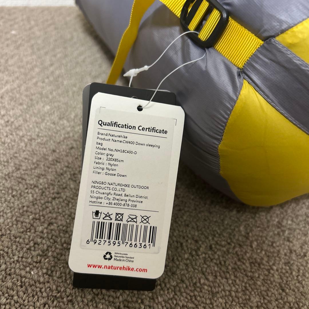 Naturehike 寝袋 高級ダウン シュラフ アウトドア キャンプ　Lサイズ