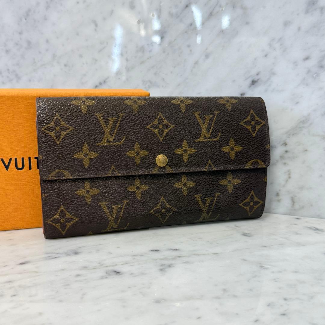 LOUIS VUITTON ルイヴィトン 長財布 モノグラム 二つ折り財布