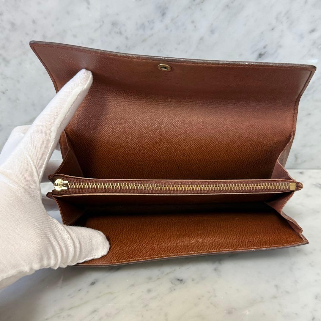 LOUIS VUITTON ルイヴィトン 長財布 モノグラム 二つ折り財布