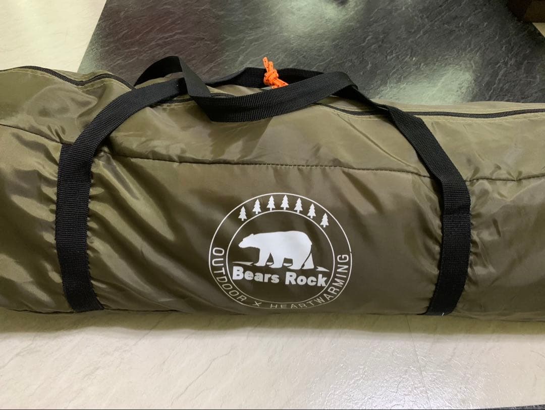 完全未使用Bears Rock6人用/ワンタッチテント/専用グランドシートセット