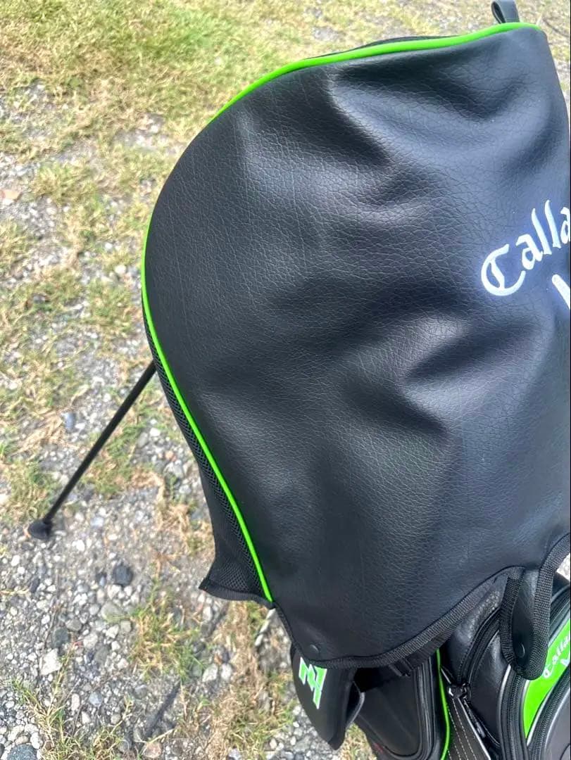 極美品】Callaway Elyte スタンドバッグ ブラック/グリーン