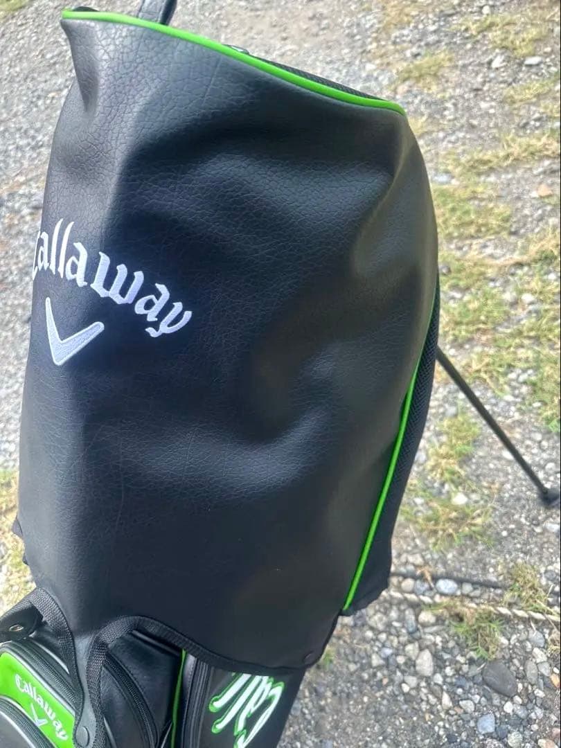 極美品】Callaway Elyte スタンドバッグ ブラック/グリーン