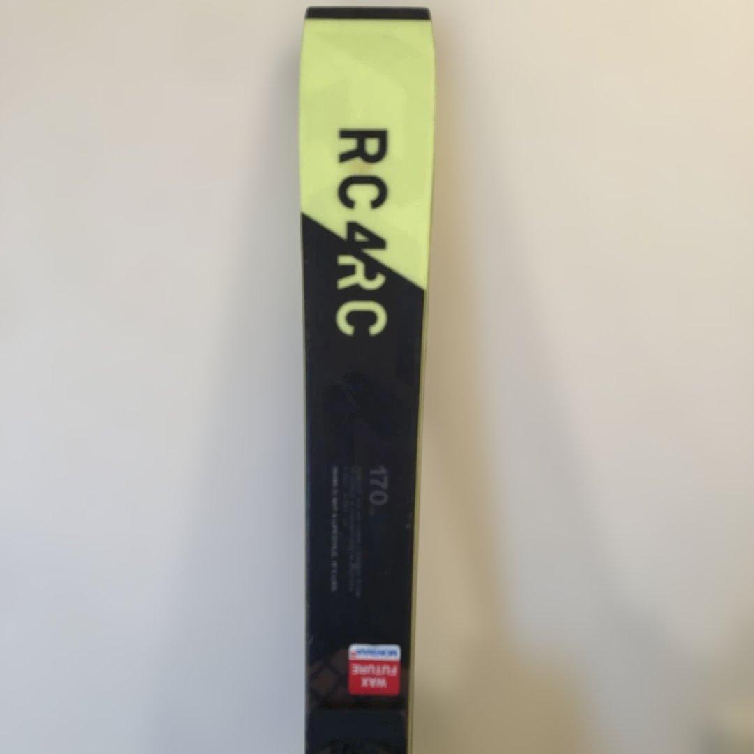 FISCHER RC4 C スキー板 黒/黄 バインディング付き