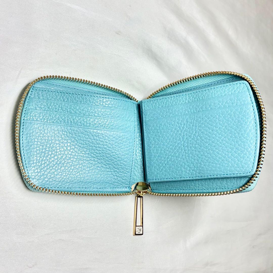 極美品】 ハースケジュール 二つ折り財布 ビューティフルアイランド