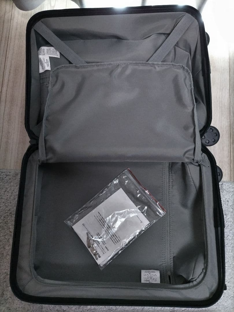 美品　無印良品　キャリーケース　水色　19L