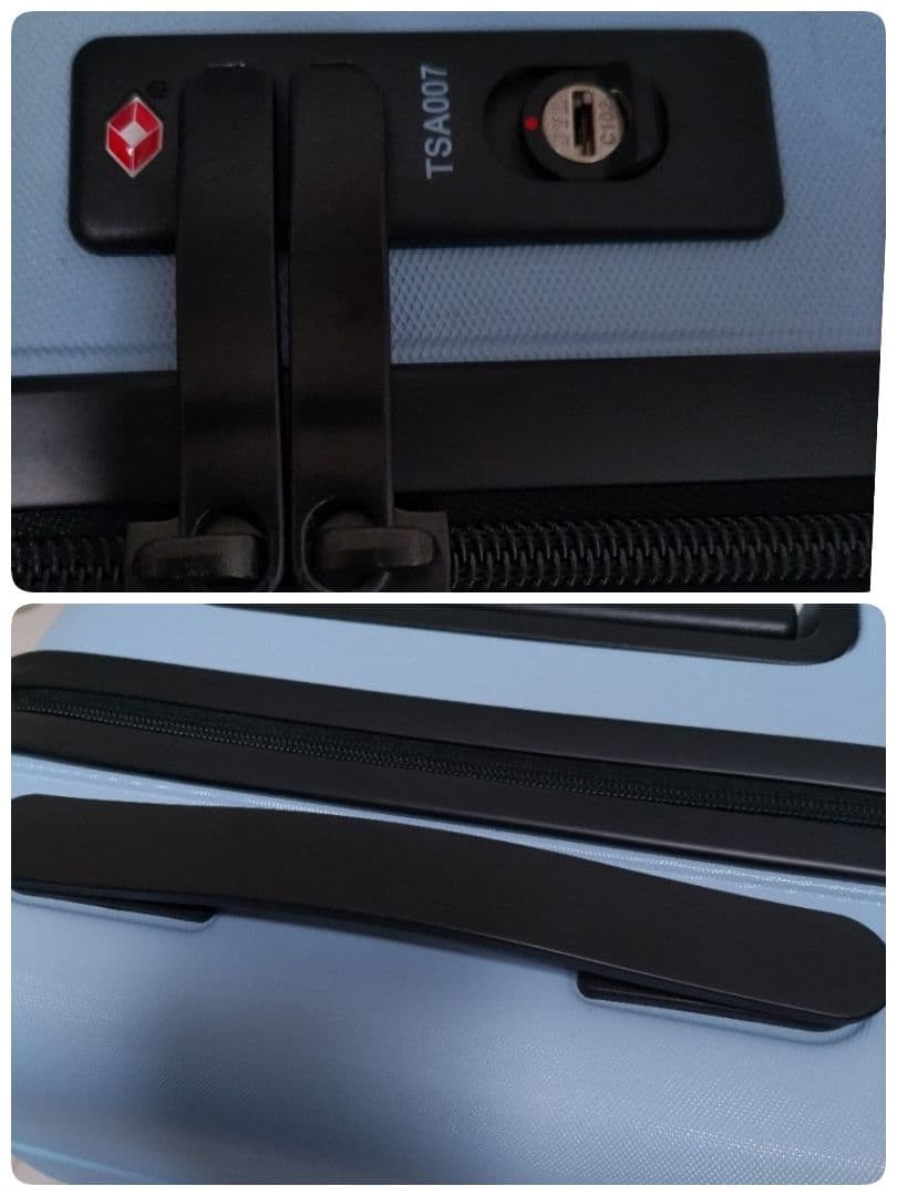 美品　無印良品　キャリーケース　水色　19L