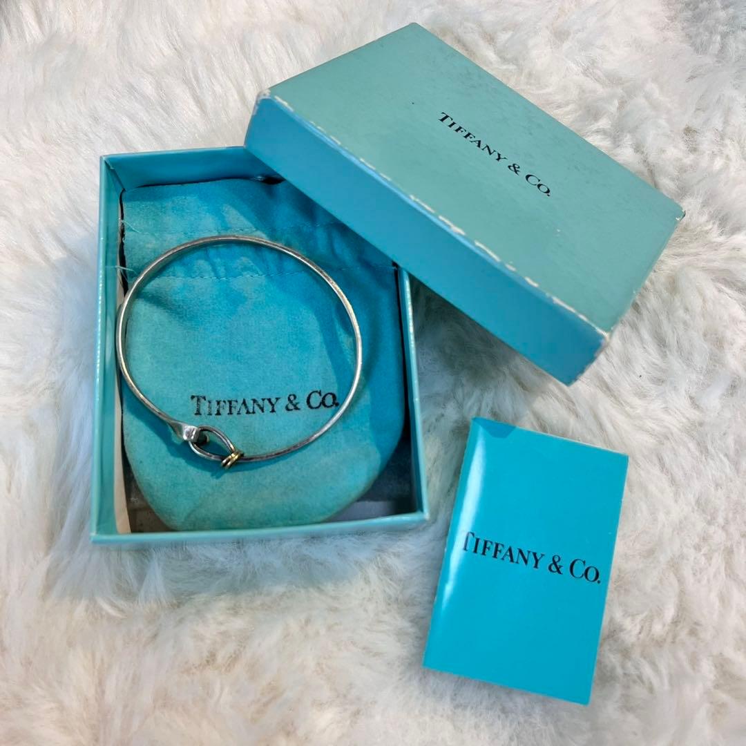 Tiffany & Co. シルバー　925 750 バングル　フックアンドアイ