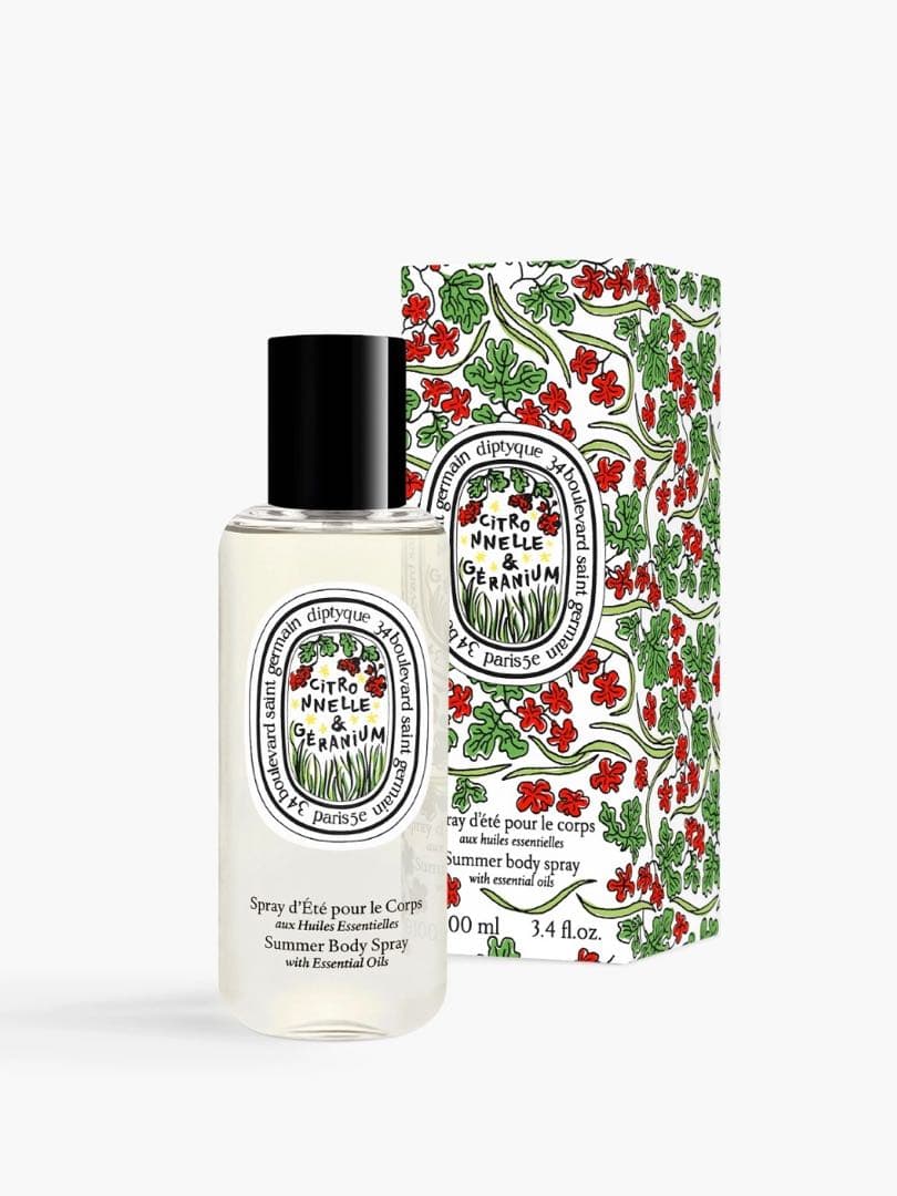 【大人気完売】diptyque限定版サマーボディスプレー シトロネル&ゼラニウム