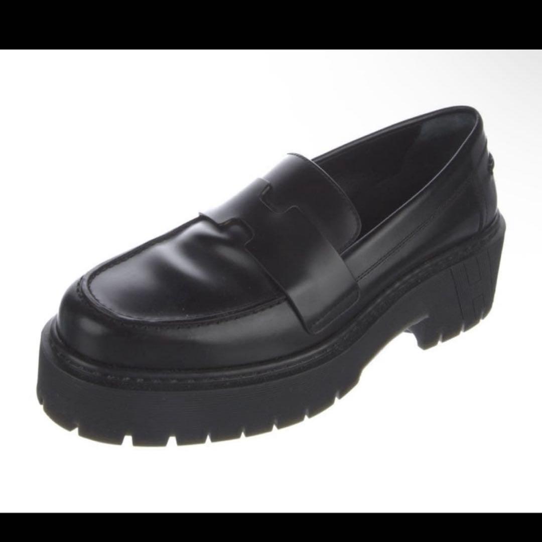 エルメス　モカシン　クレマン　ローファー　厚底