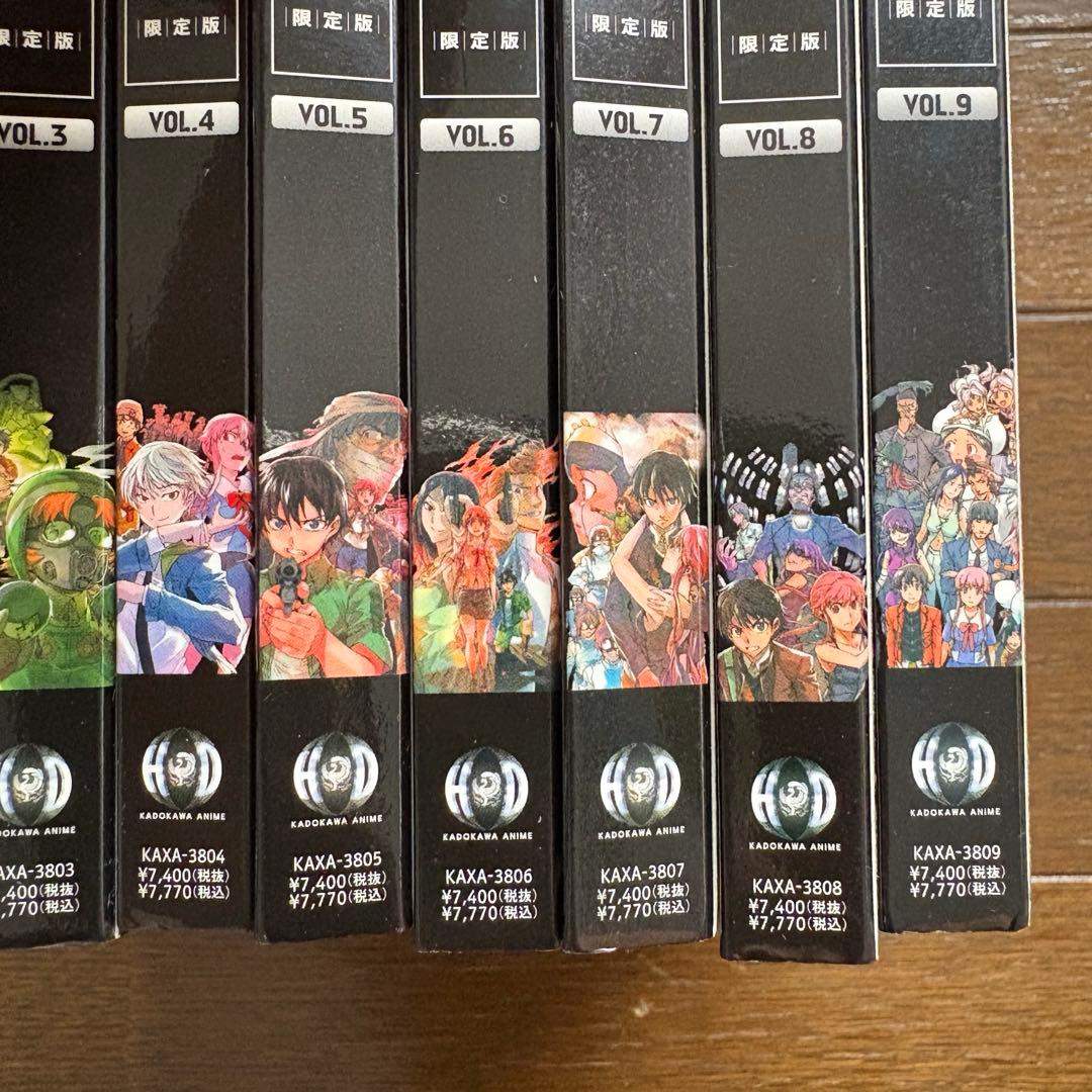 未来日記　Blu-ray　全巻　1巻〜9巻　特典付限定版