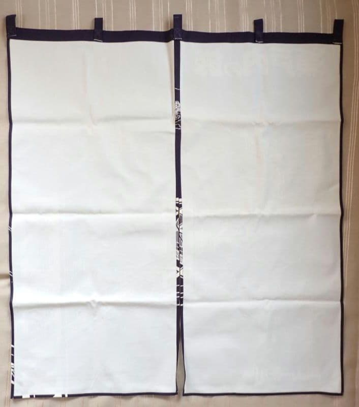 暖簾 瀬戸大橋とお遍路さんがデザインされた 91cm×85cmサイズ(匿名発送)