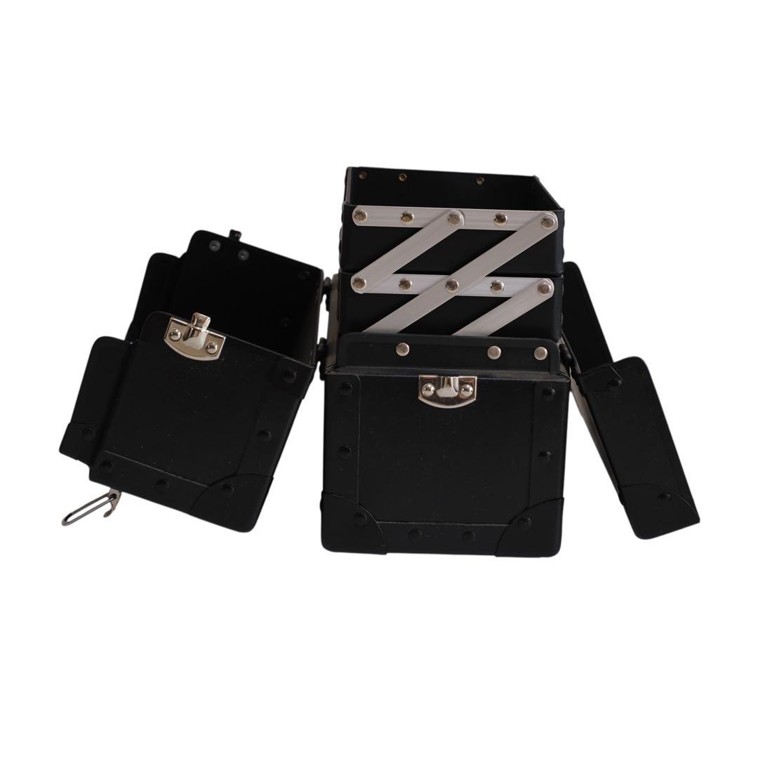 GLASS MARBLE メイクボックス ブラック 2段式　新同品