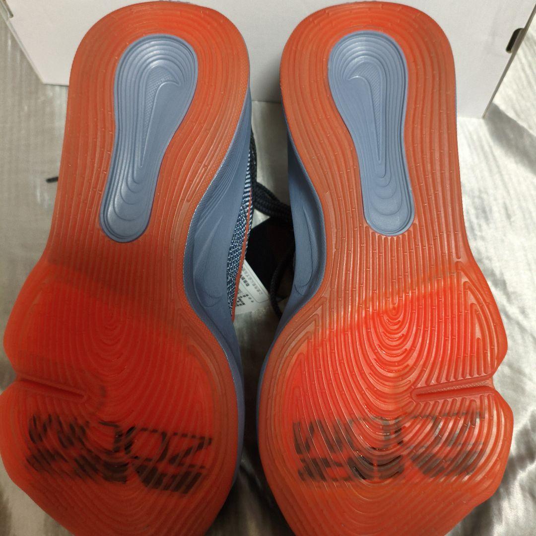 Nike GT hutsle 3 バスケットボールシューズ グレー/オレンジ