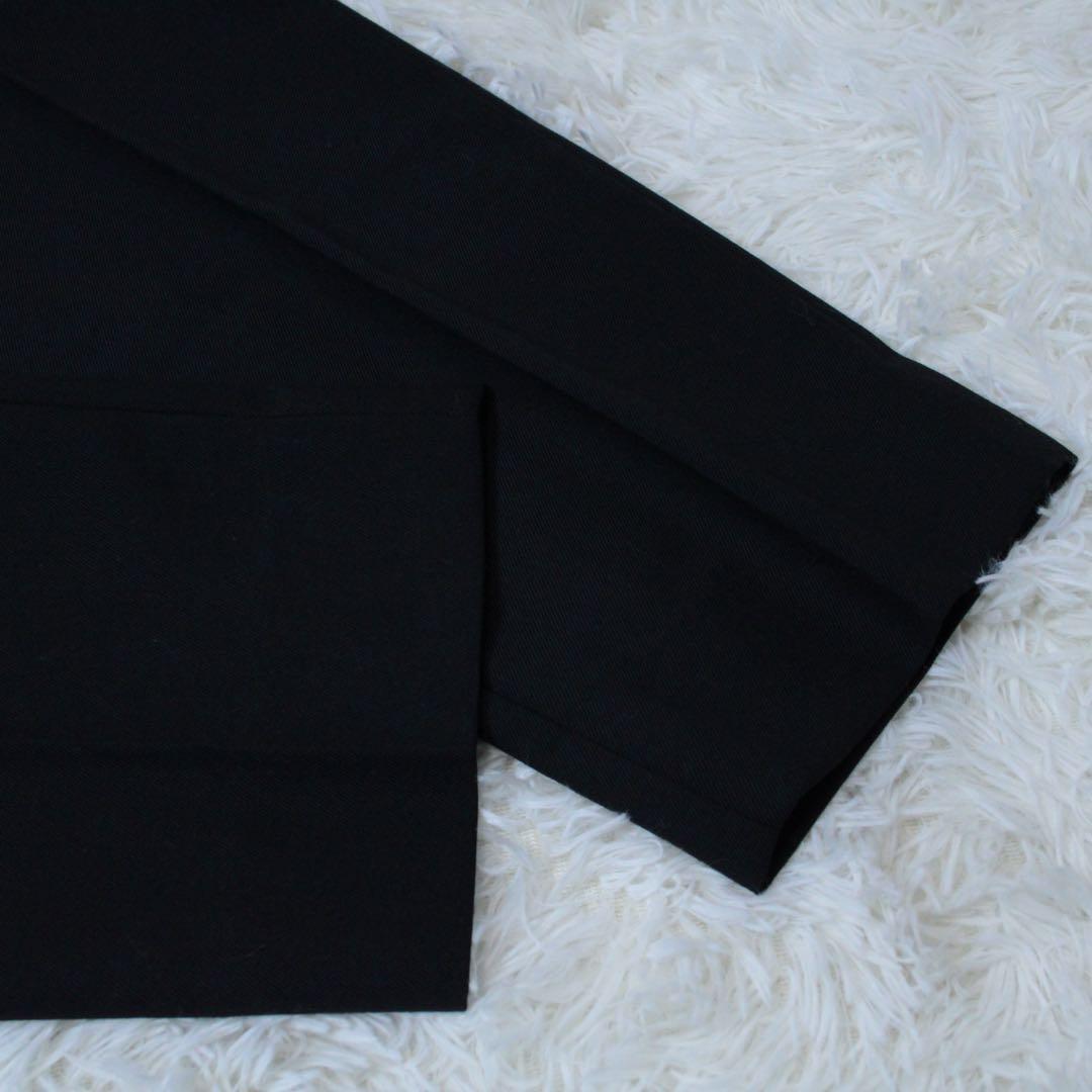極美品 MARKAWARE FLAT FRONT TROUSERS ブラック 1