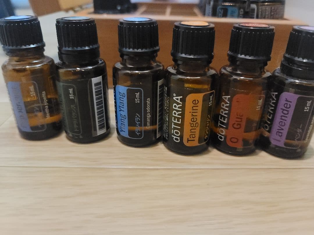 doTERRAアロマ木箱ケース付&森の音パステンタスロールオン&ローズロールオン