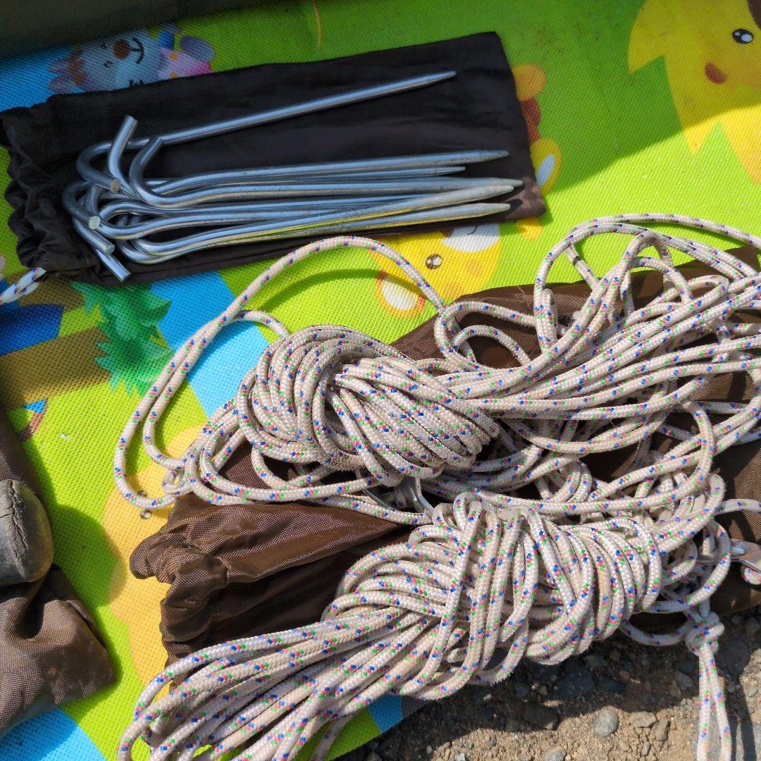 peak HDタープシールドヘキサM 高さ調整機能付きポール2本セット