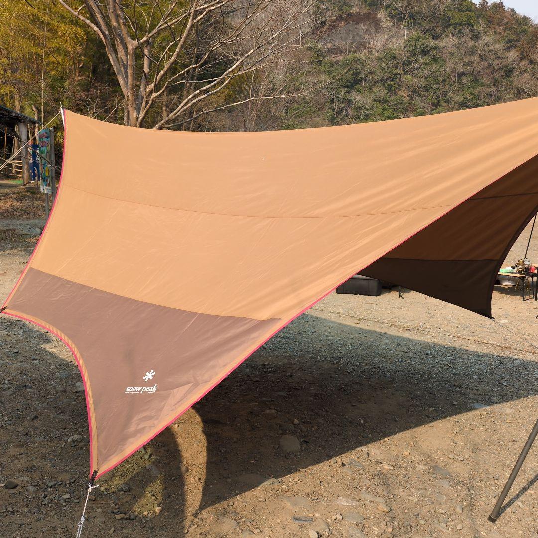 peak HDタープシールドヘキサM 高さ調整機能付きポール2本セット