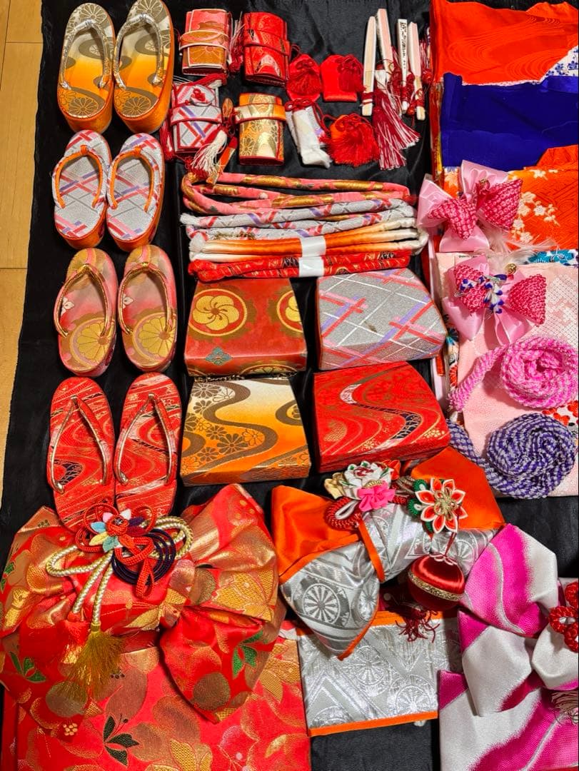 七五三女の子5歳　着物小物まとめ売り