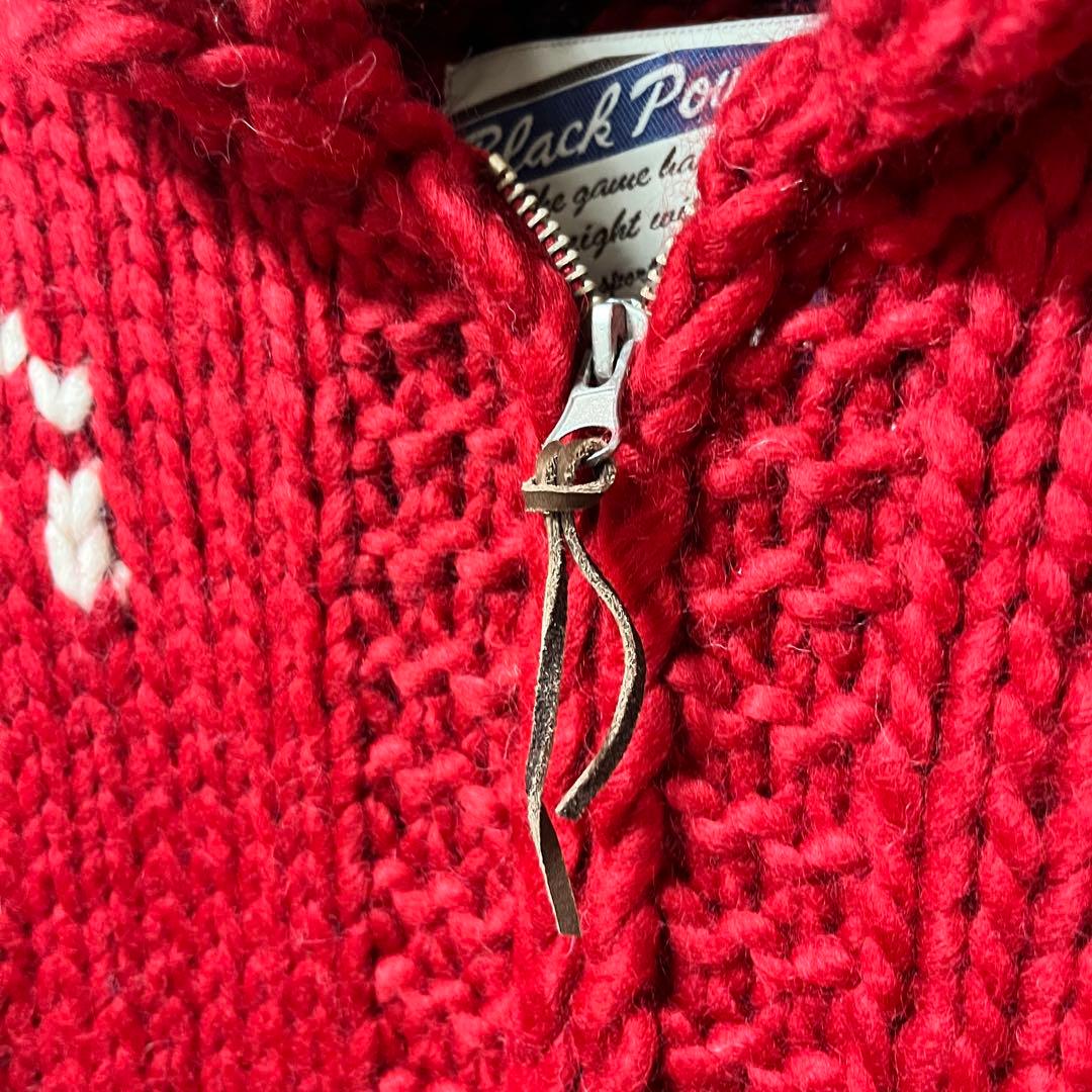 《Black Power》Spider Web Cowichan Sweater