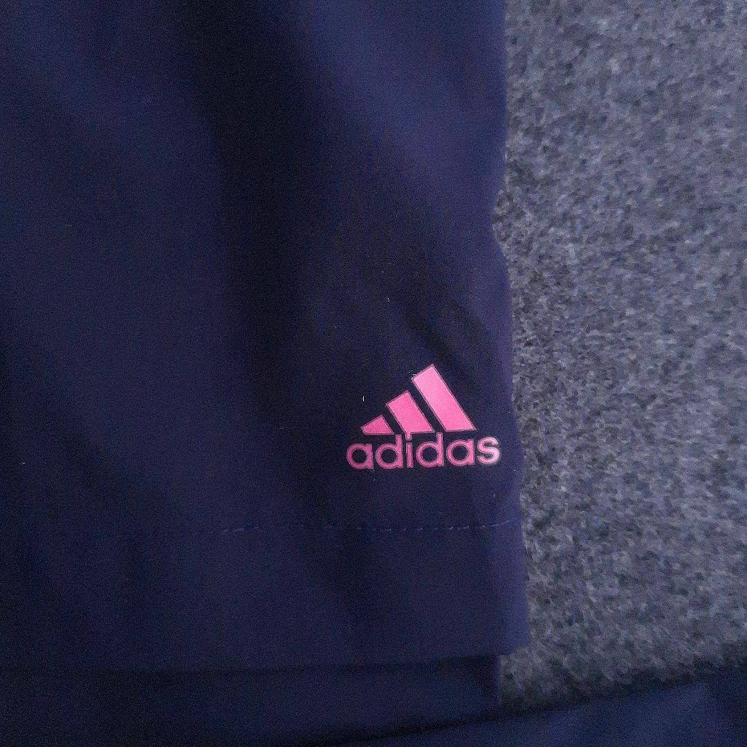 【アディダスゴルフ】2WAY 人気ロゴマーク ゴルフレインウェアセットアップ3L