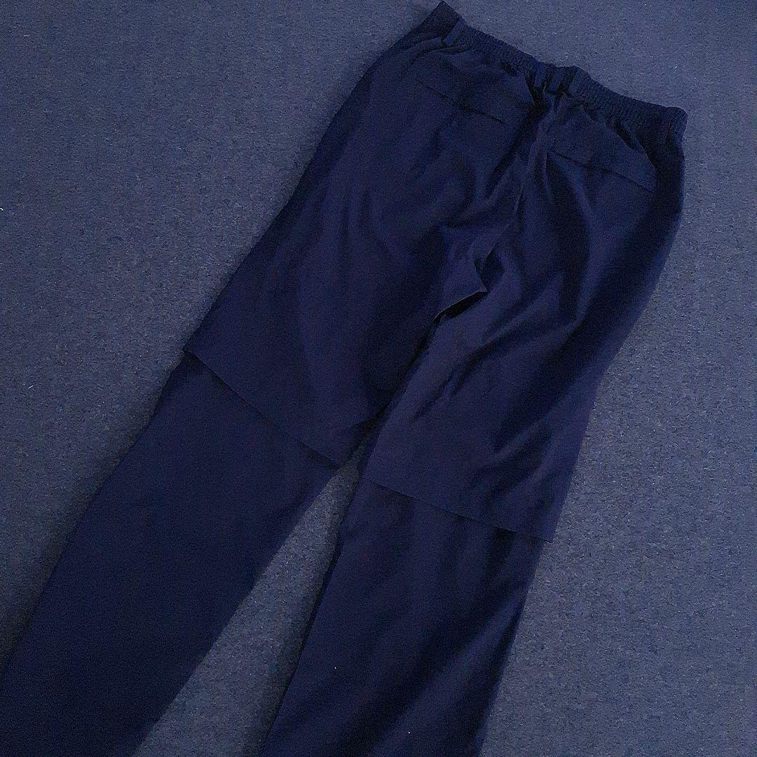 【アディダスゴルフ】2WAY 人気ロゴマーク ゴルフレインウェアセットアップ3L