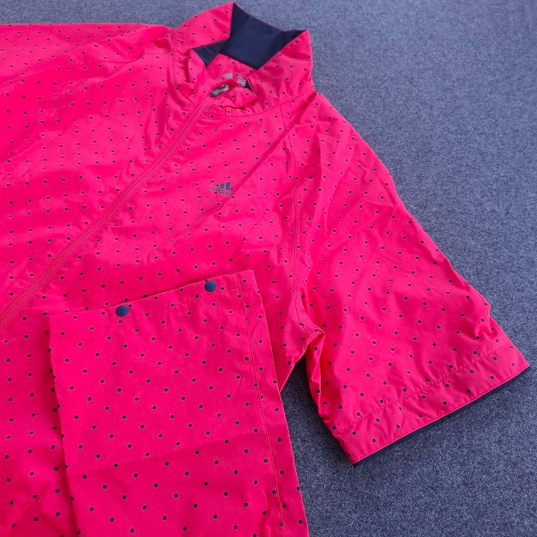 【アディダスゴルフ】2WAY 人気ロゴマーク ゴルフレインウェアセットアップ3L