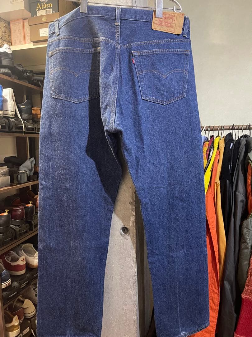 タイムセール美品Levi's 501 85'sデニム ビンテージ 濃紺　ハチマル