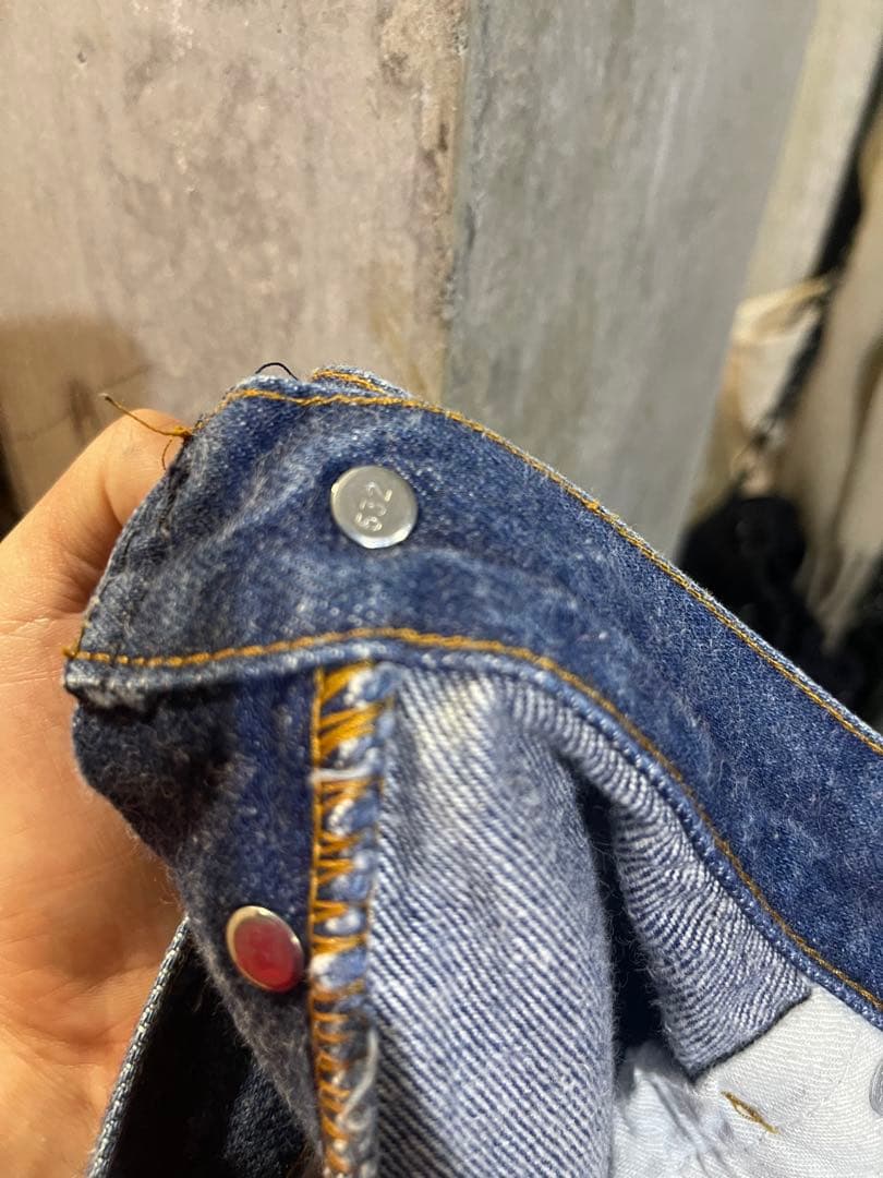 タイムセール美品Levi's 501 85'sデニム ビンテージ 濃紺　ハチマル
