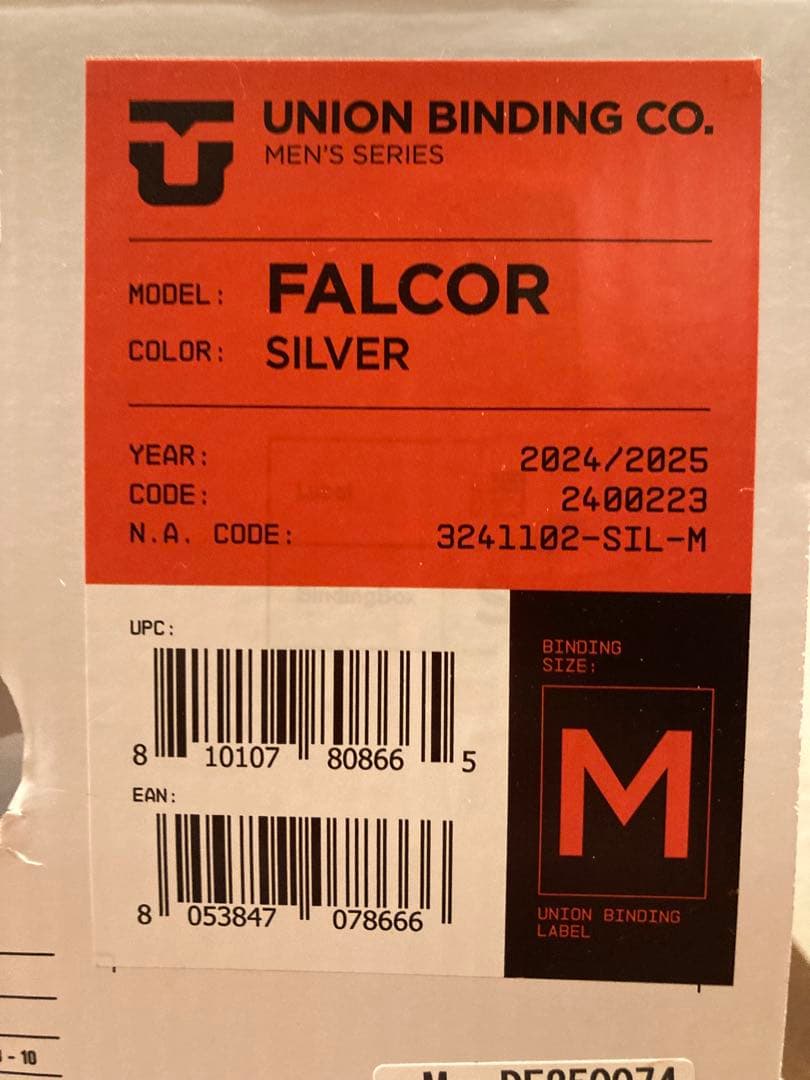 UNION FALCOR ビンディング Mサイズ 24/25