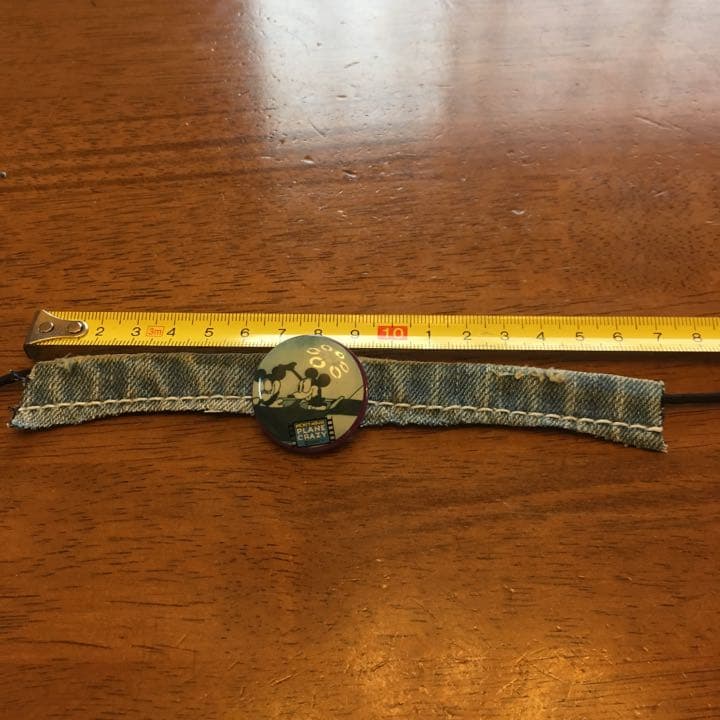 ブレスレット ミッキー&ミニー レア 新品 缶バッジ 付き