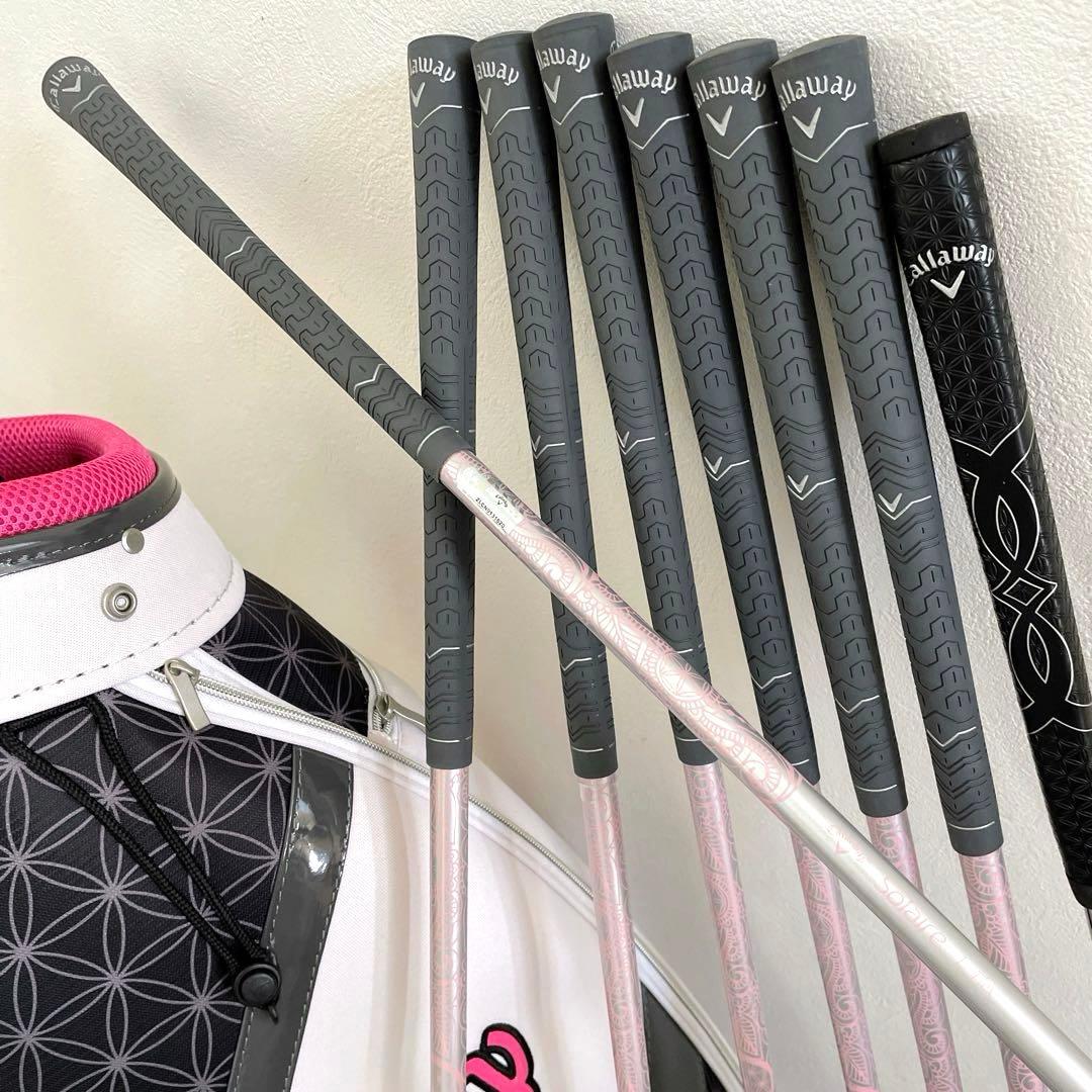 美品　現行最新モデル　キャロウェイ　ソレイユ　レディース　ゴルフクラブセット