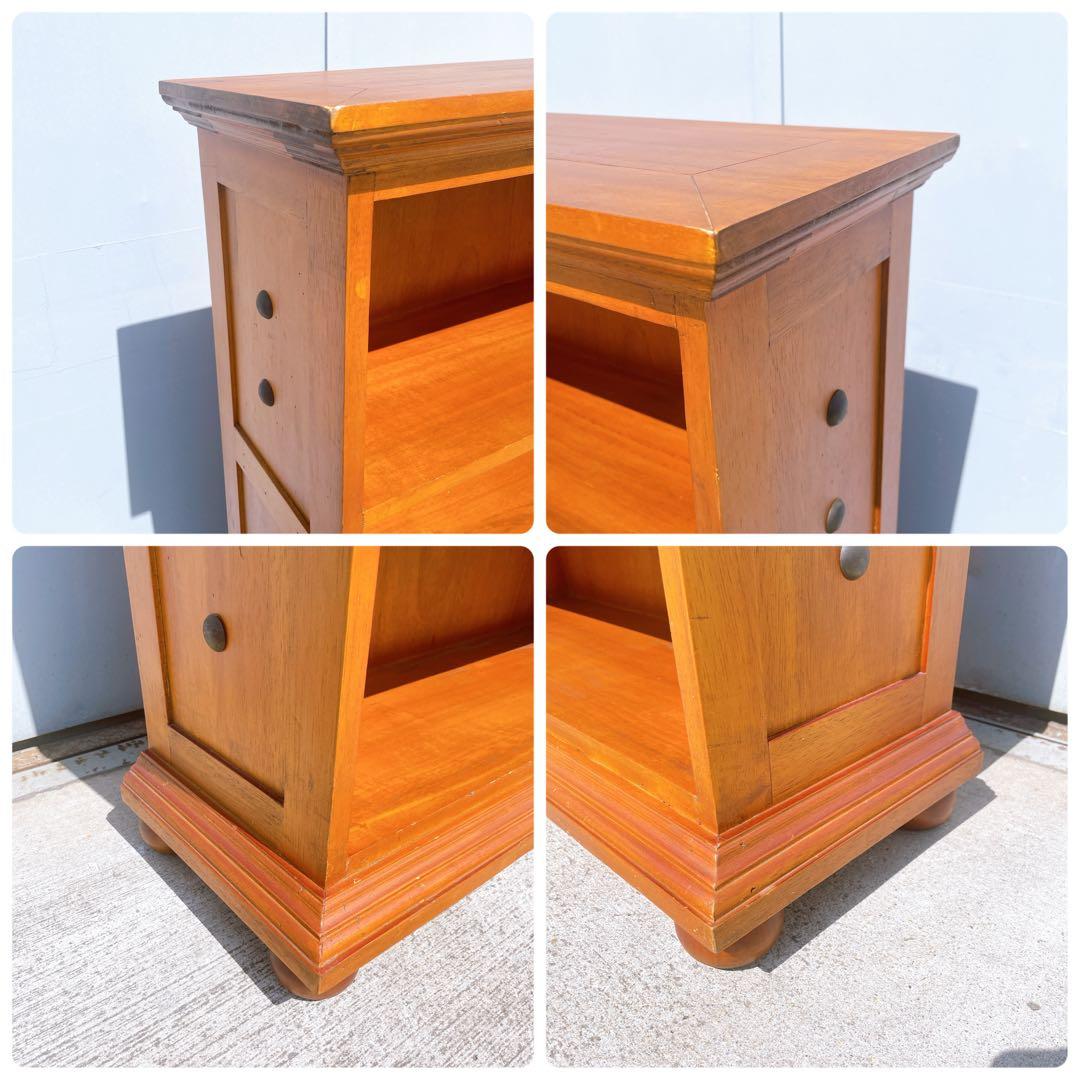 【美品送料込】イギリス アンティーク本棚 チーク材 ブックシェルフ