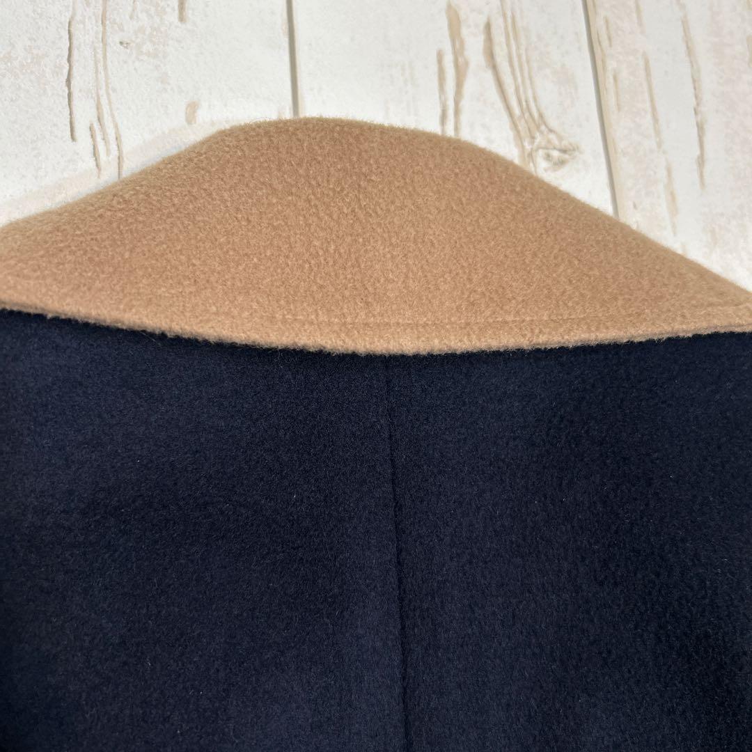 ¥80,000☆EZUMi☆エズミ☆Aライン☆バイカラー☆アシンメトリー☆コート