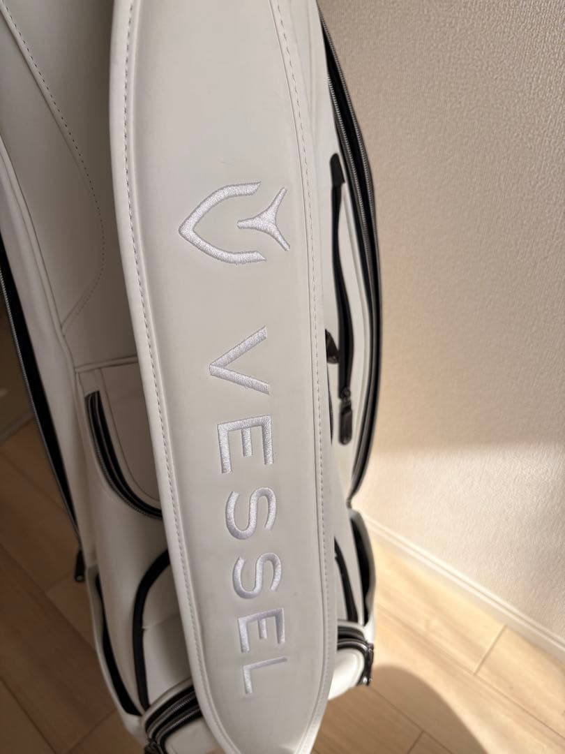 Vessel ゴルフバッグ ホワイト