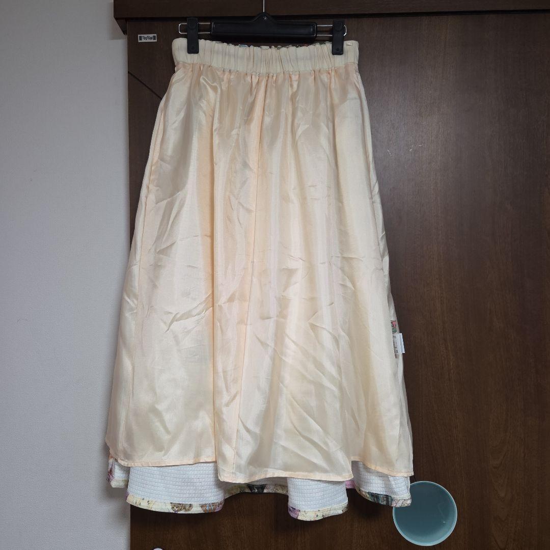 yukiemon 　パッチワーク　テキスタイル　スカート　M