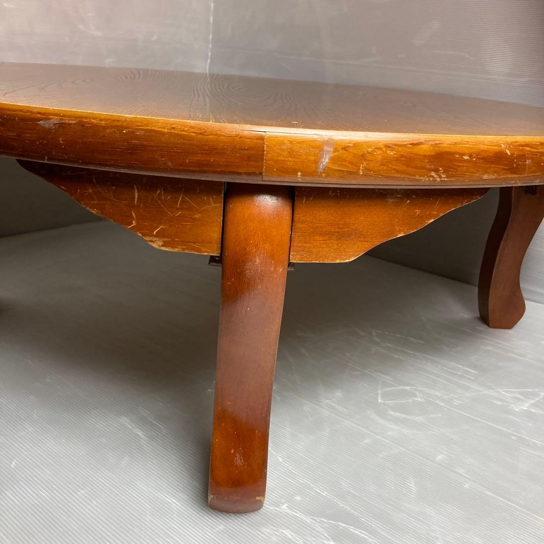 レトロ ちゃぶ台 木製 折りたたみ 90センチ