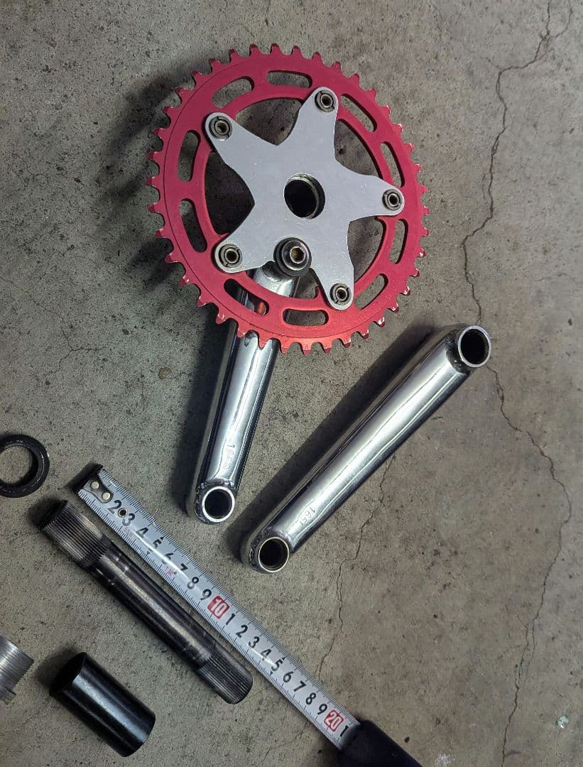 BMX 3ピースクランクセット ビンテージSugino 40T