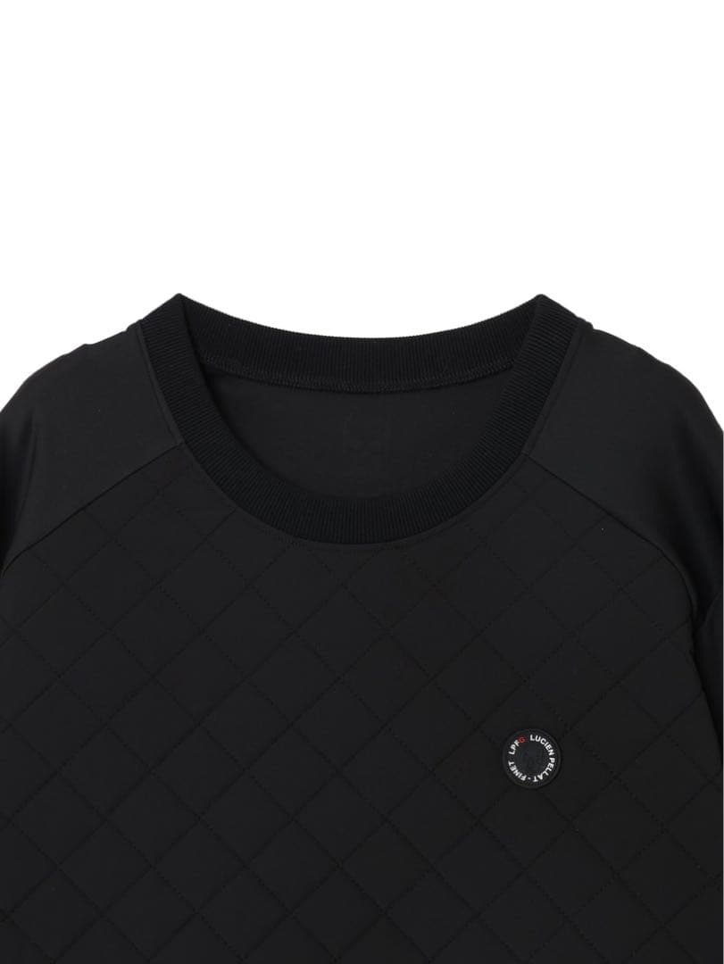 LPFG メンズ ダイヤモンド キルト テック ハイブリッド プルオーバー
