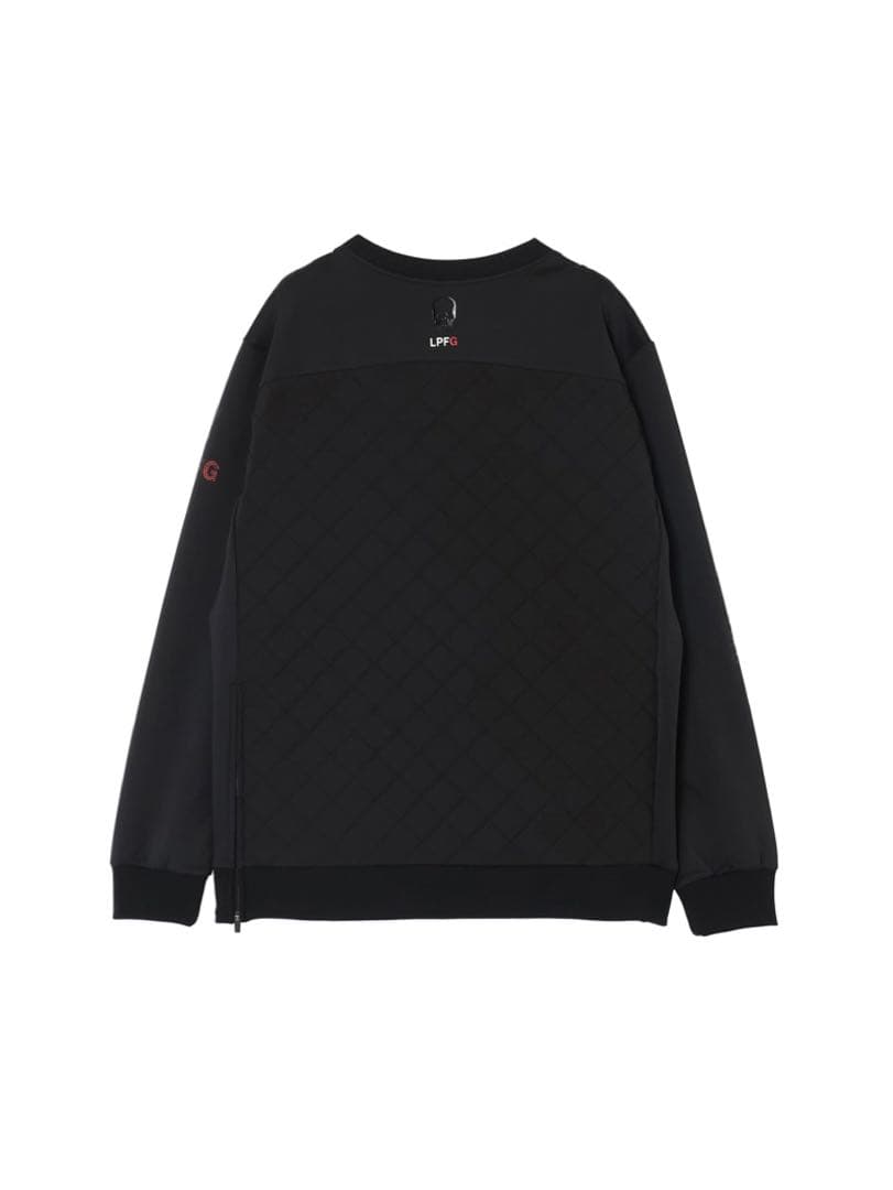 LPFG メンズ ダイヤモンド キルト テック ハイブリッド プルオーバー