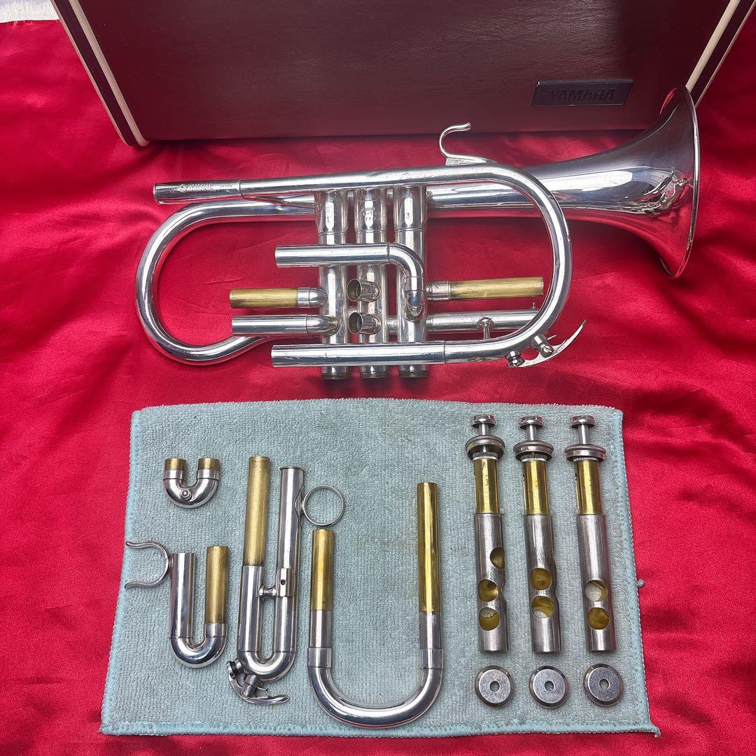 YAMAHA ヤマハ YCR-733 コルネット B♭ マウスピース付き - メルカリ