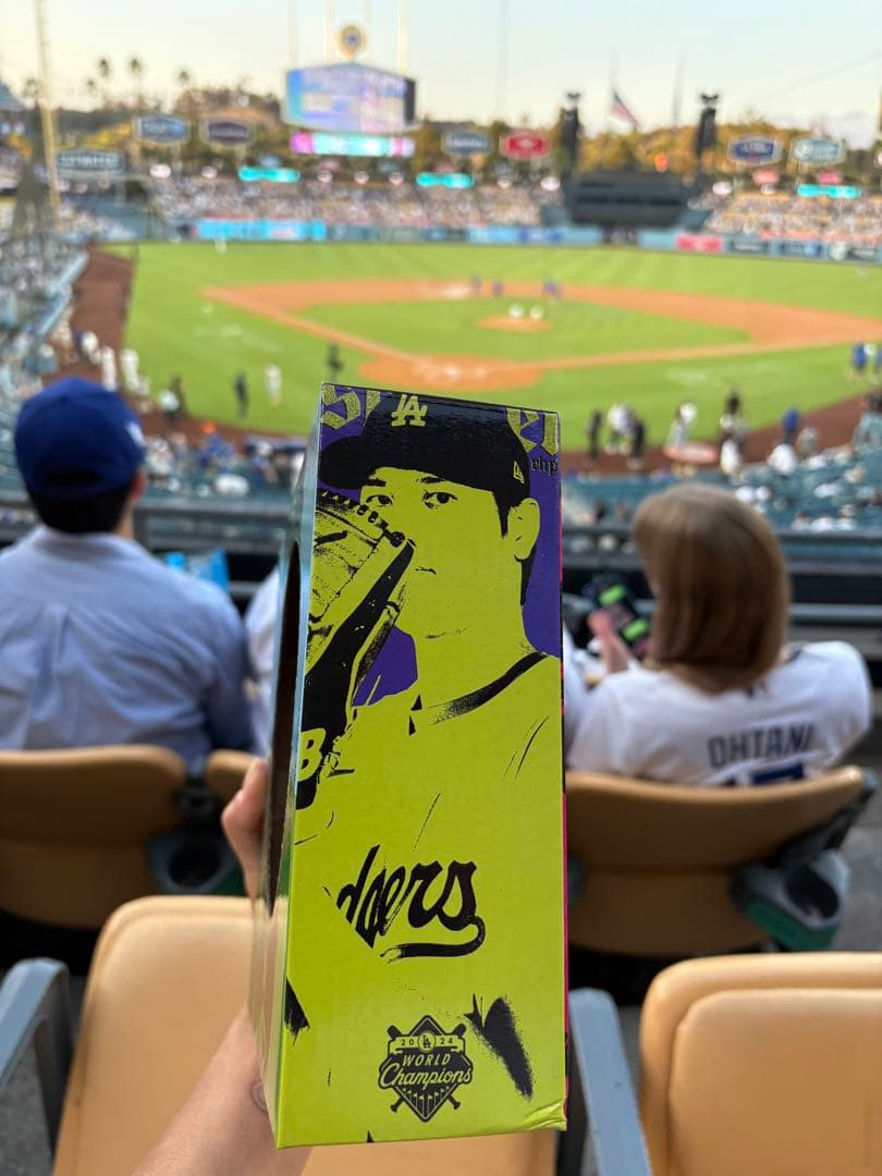 大谷ドジャース フィギュア 9月10日試合記念品2個セット＋バッグ