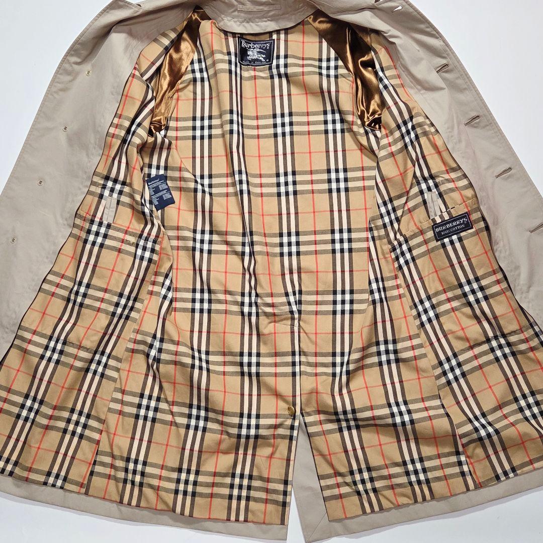 英国製 Burberrys' バルマカーンコート ウール/キャメルヘア　ライナー