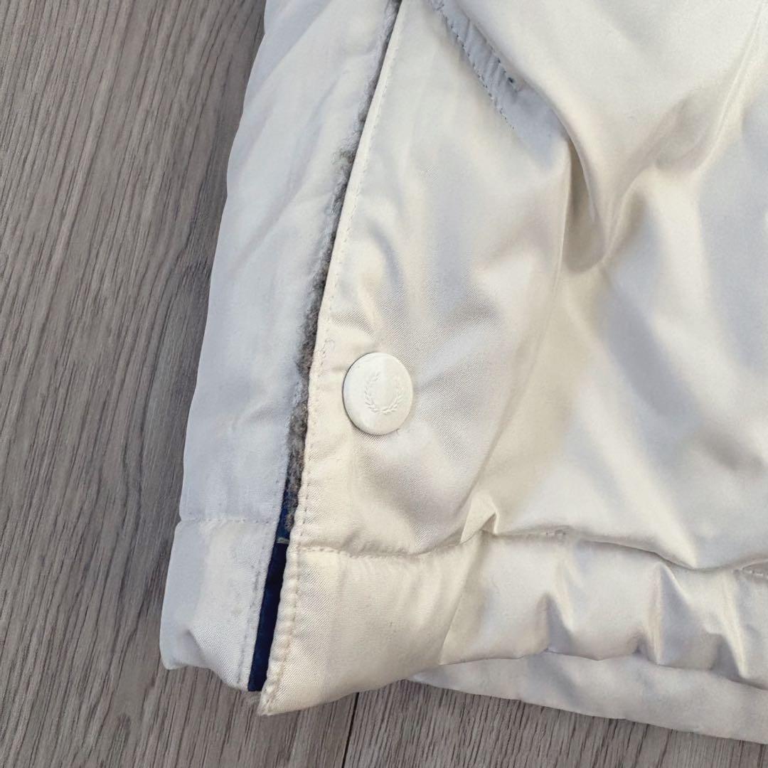 希少＊美品☆FRED PERRY☆フレッドペリー　ロングコート　ベンチコート　白