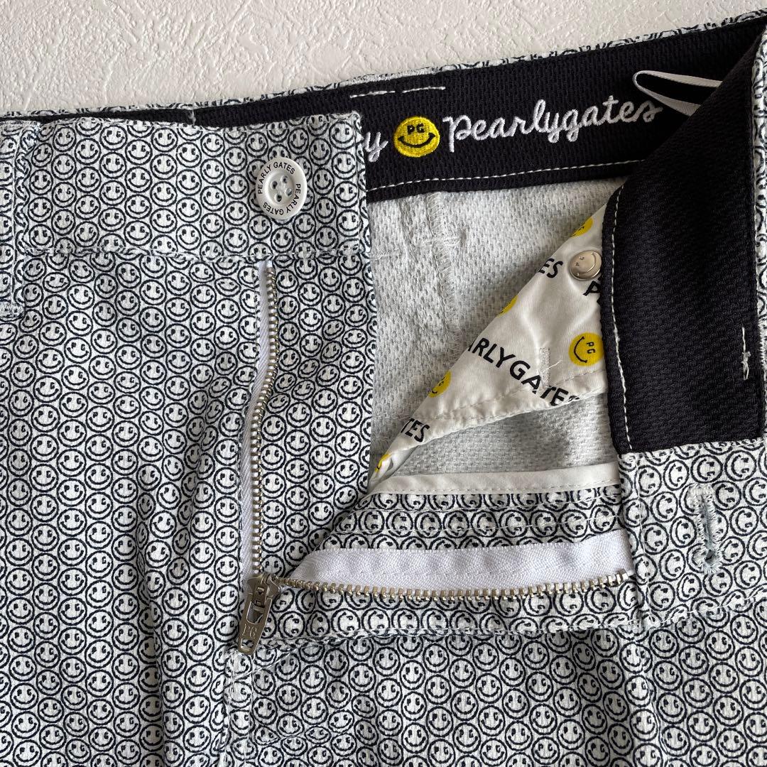 PEARLY GATES パーリーゲイツ　スマイル総柄スカート　バンダナ付き