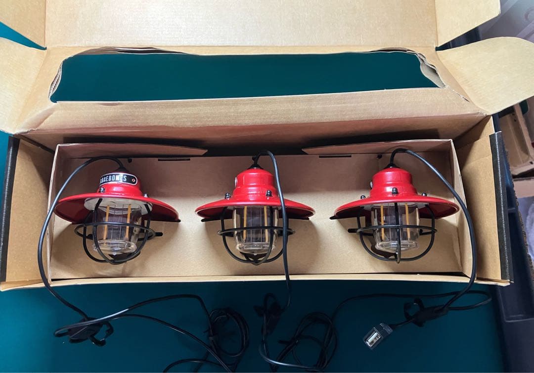 BAREBONSベアボーンズLEDランタン3灯セット EDISON