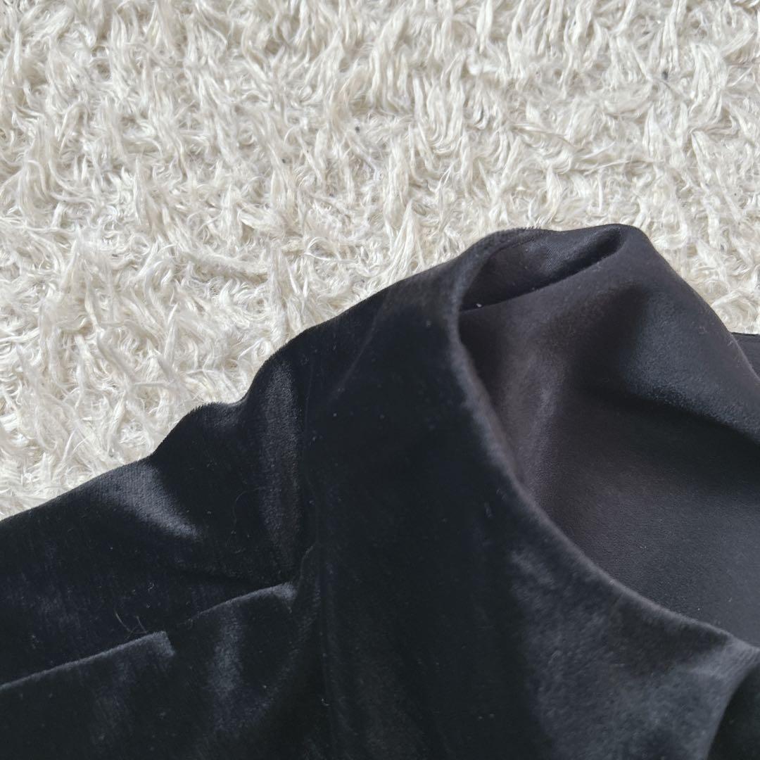 美品　SACRA サクラ トリアセテートベロア サロペット オールインワン