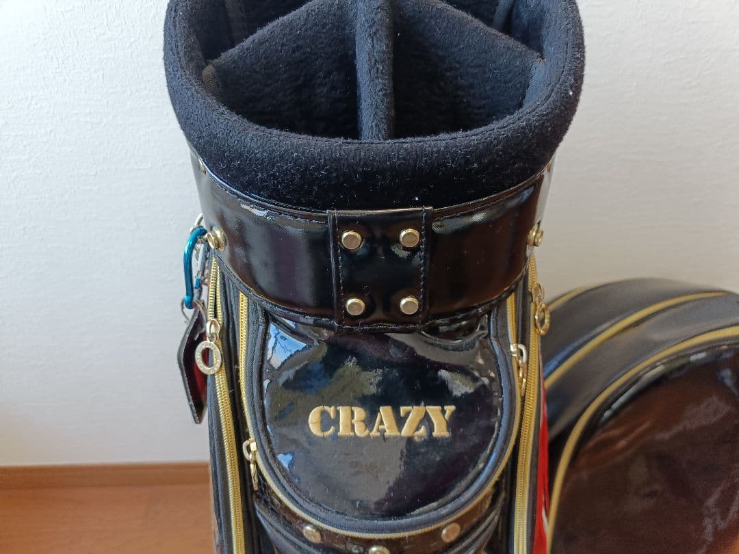 CRAZY クレイジーキャディバッグ スカルデザイン 中古