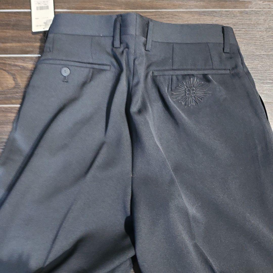 レア品　80's　BALENCIAGA　黒 プリーツ スラックス