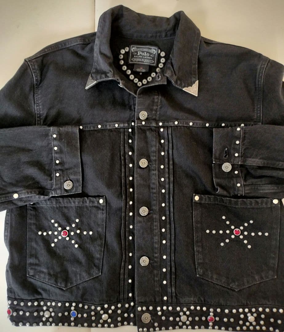 Polo Ralph Lauren ラルフ スタッズ デニムジャケット