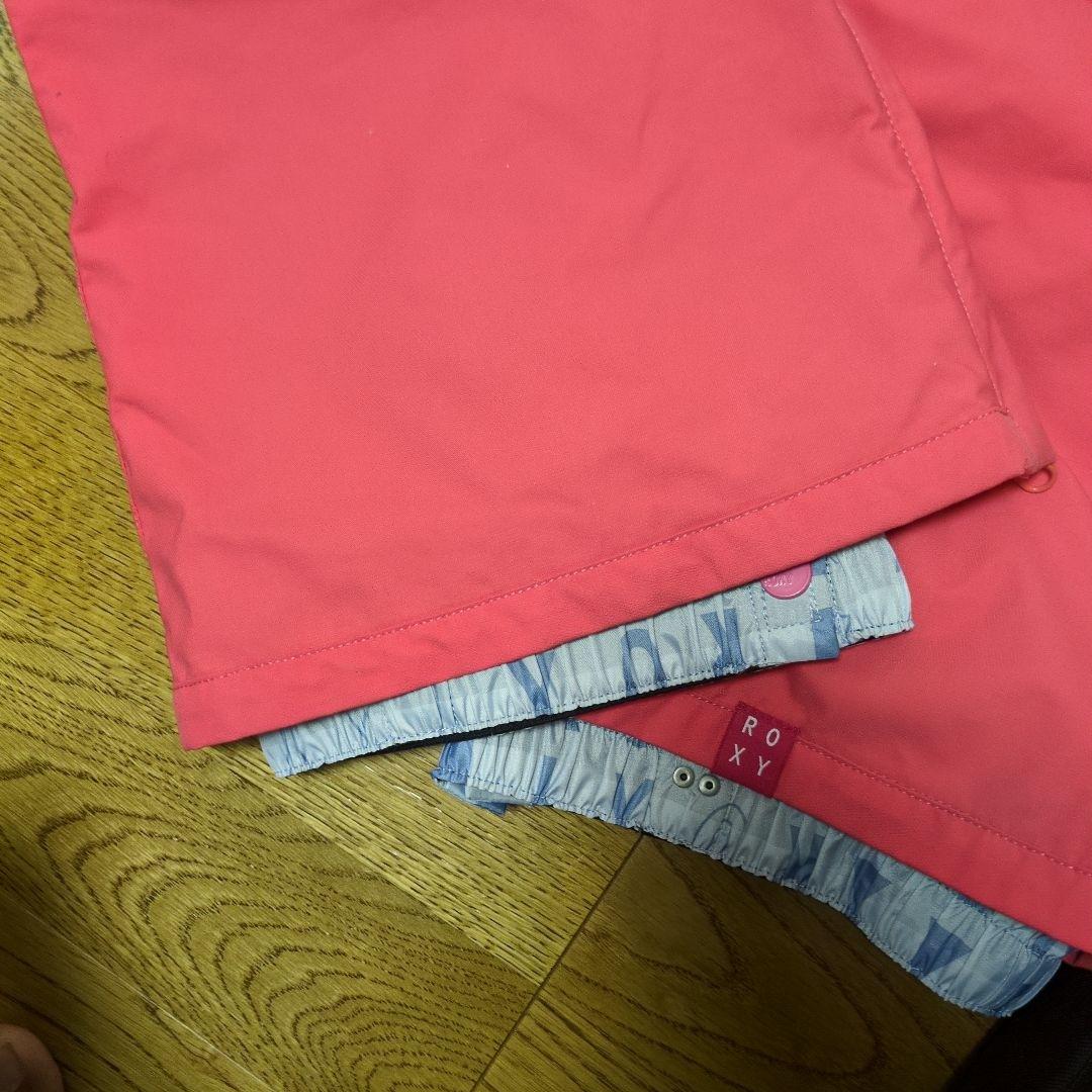ROXY　スノボウェア　上下セット　Ｍ　ロゴ　総柄　カラフル　マーブル　ピンク